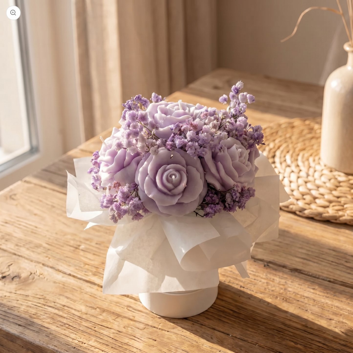 Mini flowerbox lawendowy